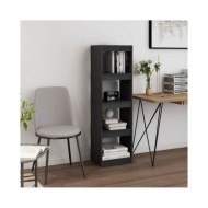 Bibliothèque/Séparateur de pièce Gris 40x30x135,5 cm Pin massif