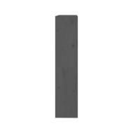 Bibliothèque/Séparateur de pièce Gris 80x30x135,5 cm Pin solide