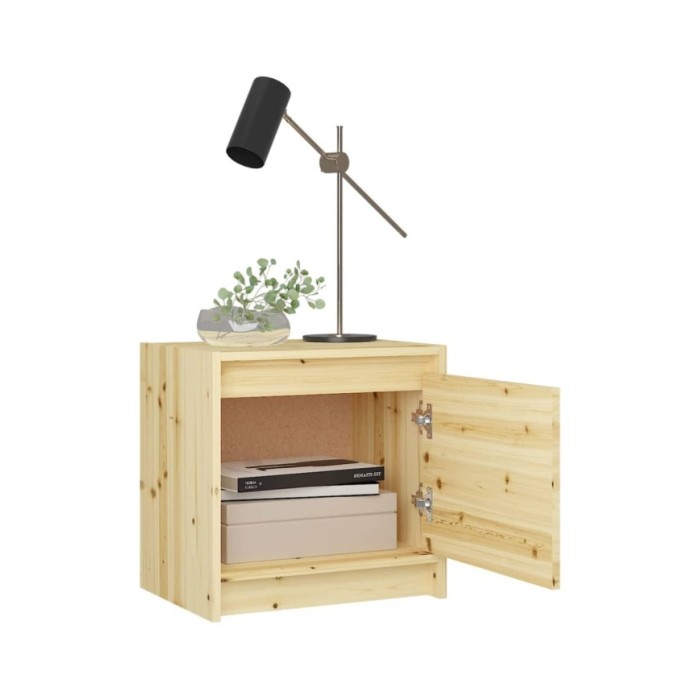 Table de chevet 40x30,5x40 cm Bois de sapin massif