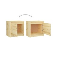 Table de chevet 40x30,5x40 cm Bois de sapin massif