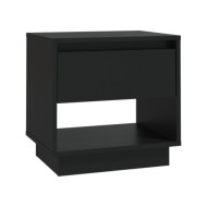 Tables de chevet 2 pcs Noir 45x34x44 cm Aggloméré