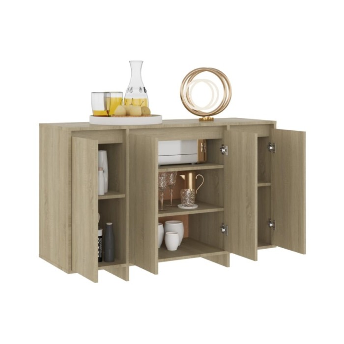 Buffet Chêne sonoma 120x41x75 cm Aggloméré