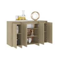 Buffet Chêne sonoma 120x41x75 cm Aggloméré