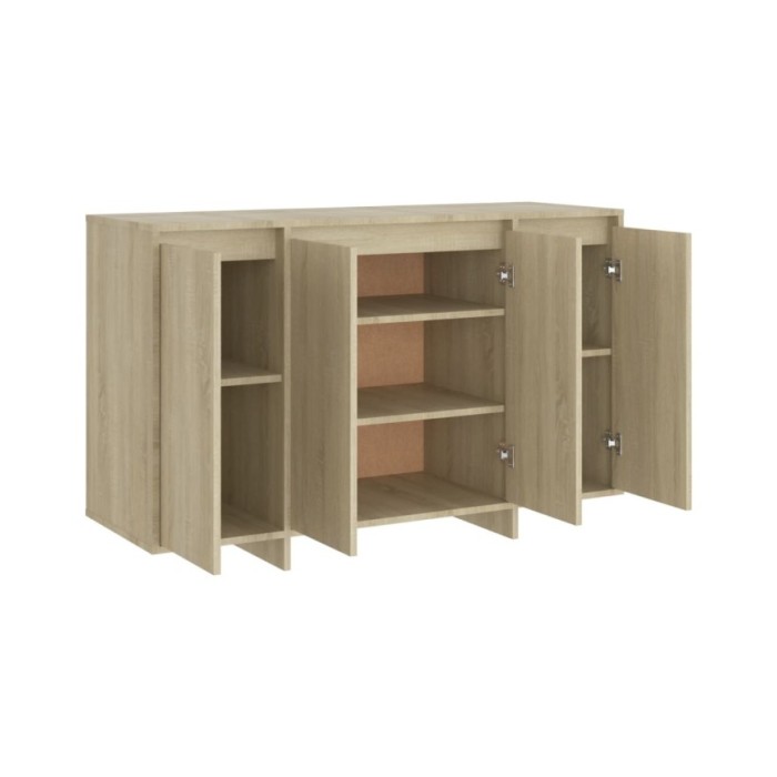 Buffet Chêne sonoma 120x41x75 cm Aggloméré