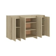 Buffet Chêne sonoma 120x41x75 cm Aggloméré