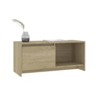 Meuble TV Chêne sonoma 90x35x40 cm Aggloméré