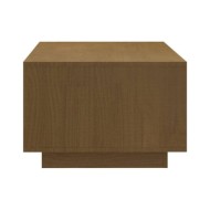 Table basse Marron miel 110x50x33,5 cm Bois de pin massif