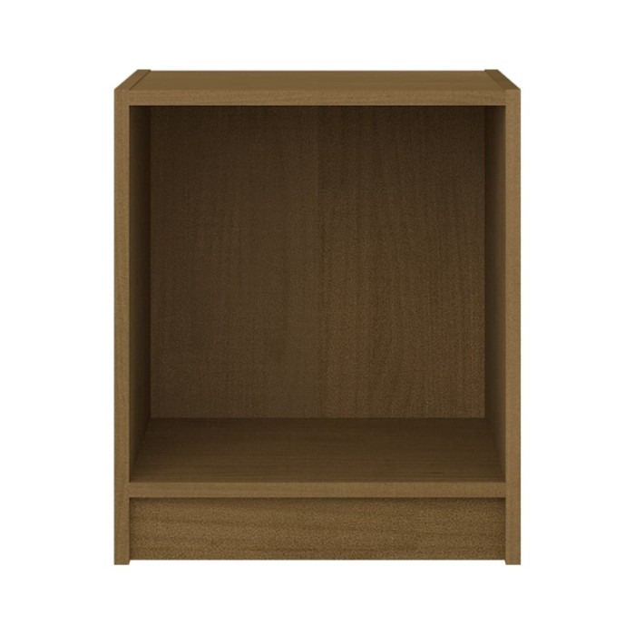 Table de chevet Marron miel 35,5x33,5x41,5cm Bois de pin massif