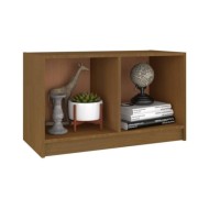 Meuble TV Marron miel 70x33x42 cm Bois de pin massif
