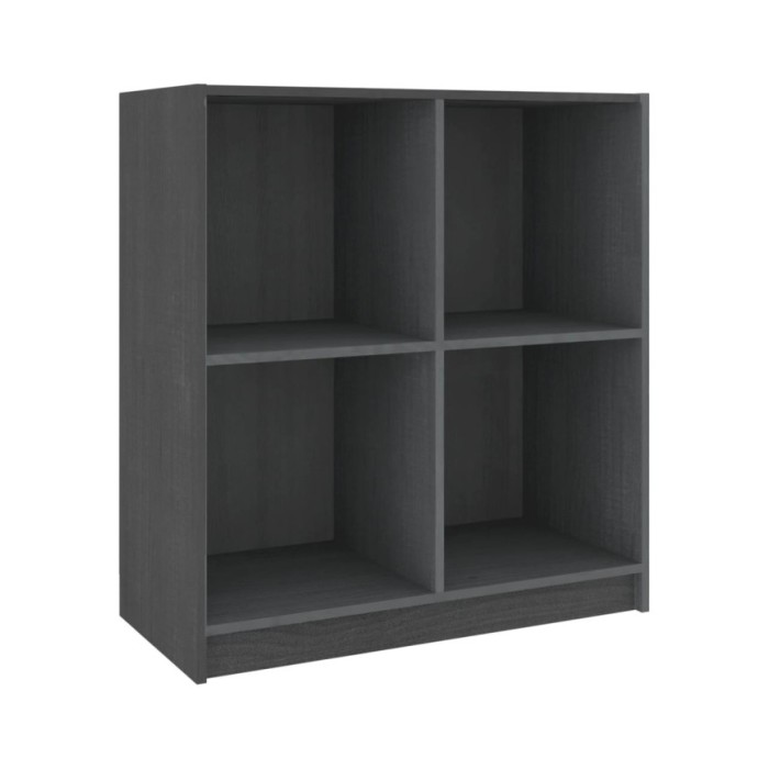 Buffet Gris 70x33x76 cm Bois de pin massif