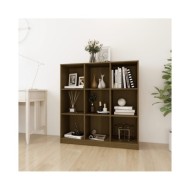 Bibliothèque/Séparateur de pièce Marron miel 104x33,5x110cm Pin