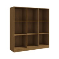 Bibliothèque/Séparateur de pièce Marron miel 104x33,5x110cm Pin