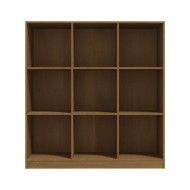 Bibliothèque/Séparateur de pièce Marron miel 104x33,5x110cm Pin
