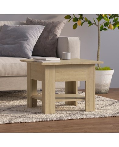 Table basse Chêne Sonoma 55x55x42 cm Aggloméré 