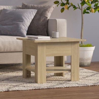 Table basse Chêne Sonoma 55x55x42 cm Aggloméré 