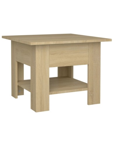 Table basse Chêne Sonoma 55x55x42 cm Aggloméré 