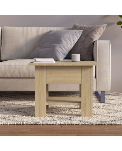 Table basse Chêne Sonoma 55x55x42 cm Aggloméré 