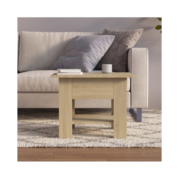 Table basse Chêne Sonoma 55x55x42 cm Aggloméré 