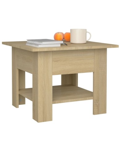 Table basse Chêne Sonoma 55x55x42 cm Aggloméré 
