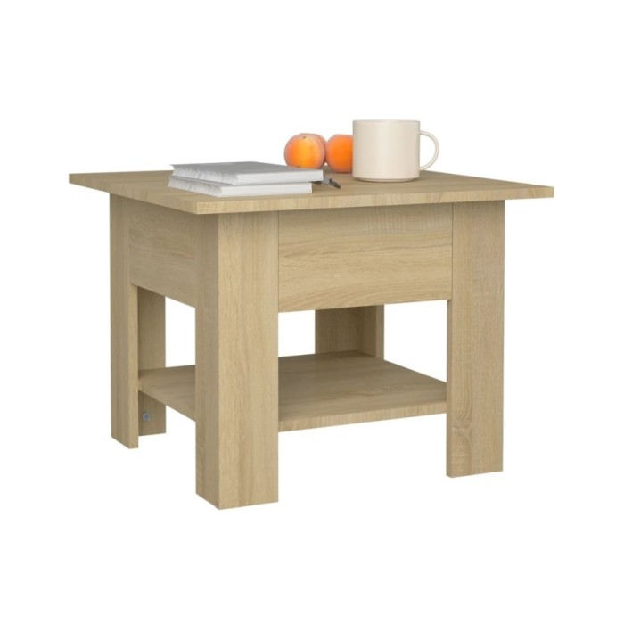 Table basse Chêne Sonoma 55x55x42 cm Aggloméré 