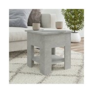 Table basse Gris béton 40x40x42 cm Bois d'ingénierie