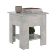 Table basse Gris béton 40x40x42 cm Bois d'ingénierie