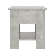 Table basse Gris béton 40x40x42 cm Bois d'ingénierie