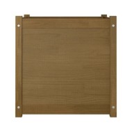 Jardinières 2 pcs Marron miel 60x60x60 cm Bois de pin massif