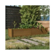 Lit surélevé de jardin Marron miel 150x31x31 cm Bois de sapin