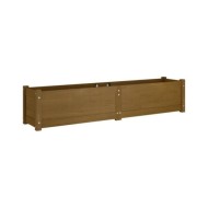 Lit surélevé de jardin Marron miel 150x31x31 cm Bois de sapin