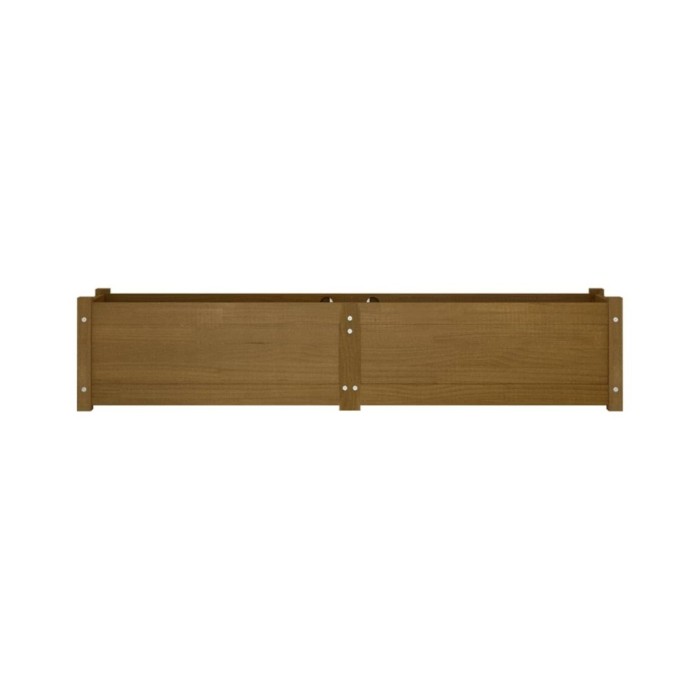 Lit surélevé de jardin Marron miel 150x31x31 cm Bois de sapin