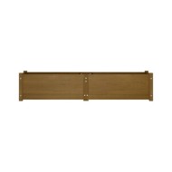 Lit surélevé de jardin Marron miel 150x31x31 cm Bois de sapin