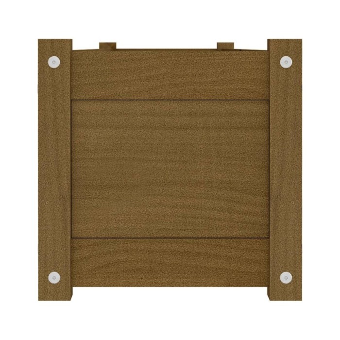 Lit surélevé de jardin Marron miel 150x31x31 cm Bois de sapin
