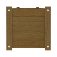 Lit surélevé de jardin Marron miel 150x31x31 cm Bois de sapin