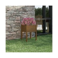 Jardinière d'extérieur Marron miel 50x50x70 cm Pin massif