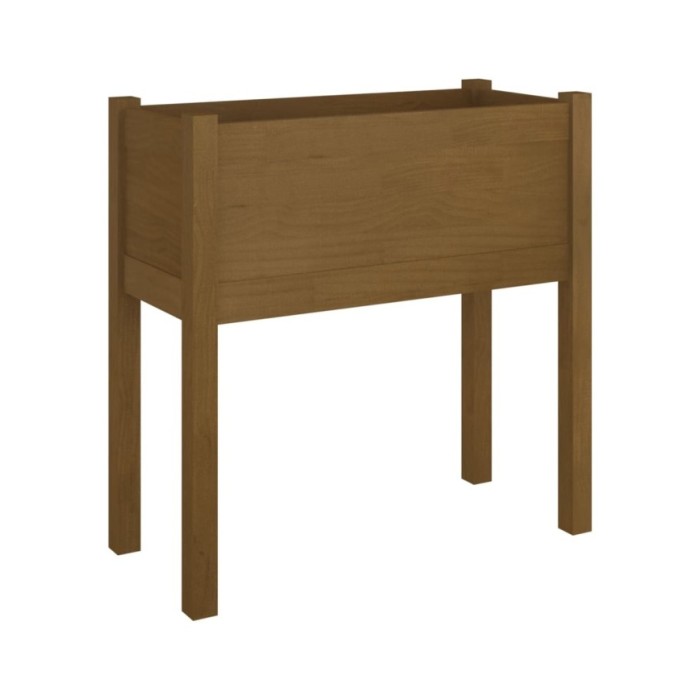 Jardinière Marron miel 70x31x70 cm Bois de pin massif