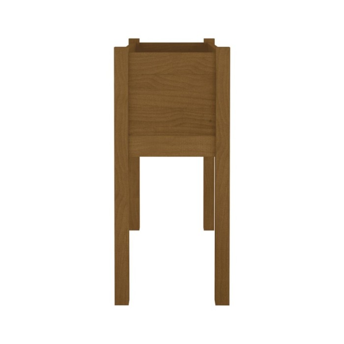 Jardinière Marron miel 70x31x70 cm Bois de pin massif