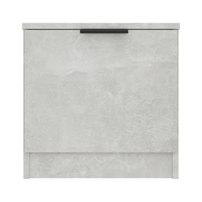 Tables de chevet 2 pcs Gris béton 40x39x40 cm