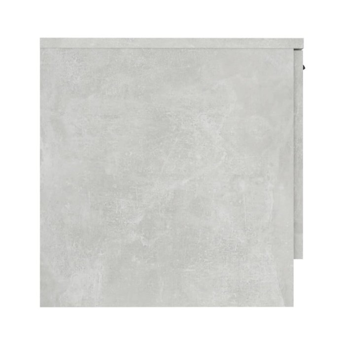 Tables de chevet 2 pcs Gris béton 40x39x40 cm