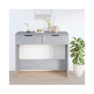 Table console Gris béton 90x36x75 cm Bois d'ingénierie