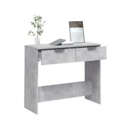 Table console Gris béton 90x36x75 cm Bois d'ingénierie