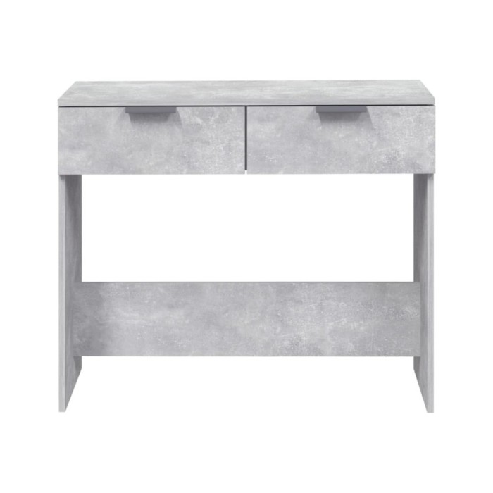 Table console Gris béton 90x36x75 cm Bois d'ingénierie