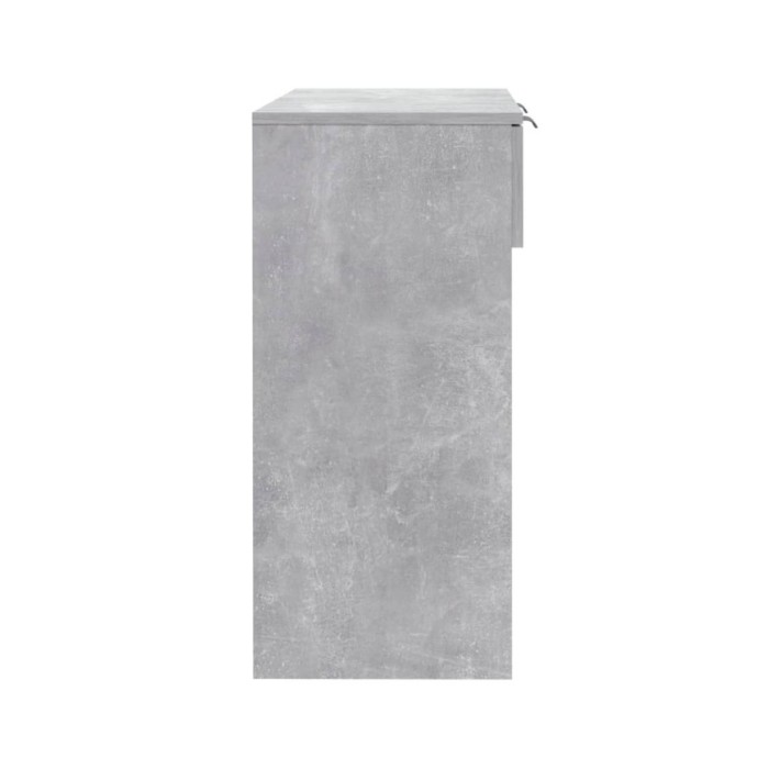 Table console Gris béton 90x36x75 cm Bois d'ingénierie