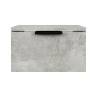 Tables de chevet murales 2 pcs Gris béton 34x30x20 cm