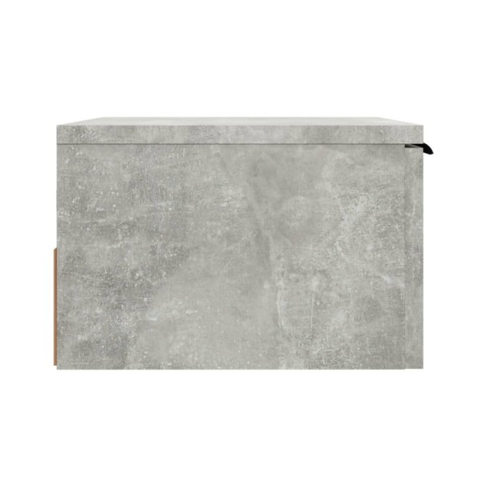 Tables de chevet murales 2 pcs Gris béton 34x30x20 cm