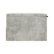 Tables de chevet murales 2 pcs Gris béton 34x30x20 cm