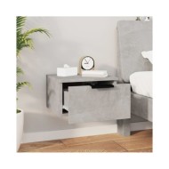 Tables de chevet murales 2 pcs Gris béton 34x30x20 cm