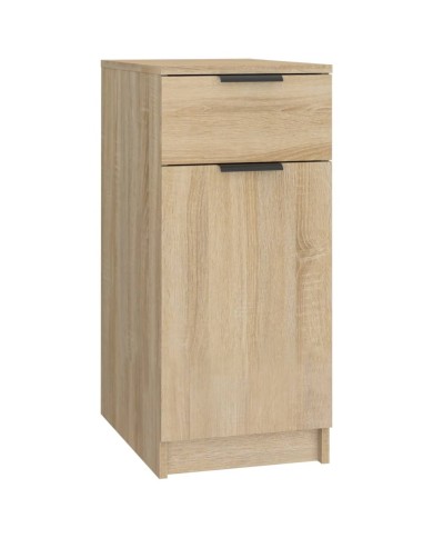 Armoire de bureau Chêne sonoma 33,5x50x75 cm Bois d'ingénierie