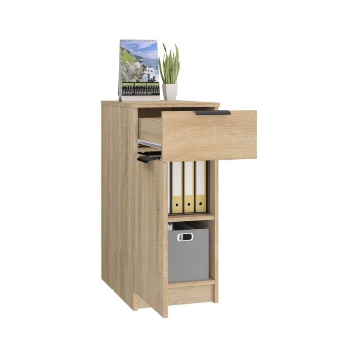 Armoire de bureau Chêne sonoma 33,5x50x75 cm Bois d'ingénierie