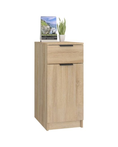 Armoire de bureau Chêne sonoma 33,5x50x75 cm Bois d'ingénierie